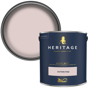 Dulux Velvet Matt Emulsion Paint - Potters Pink by Dulux Heritage