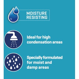 Johnstone's Bathroom Midsheen Paint - Brilliant White by Johnstone's