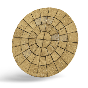 Cathedral Circle Paving Kit - Yellow by Bowland Stone