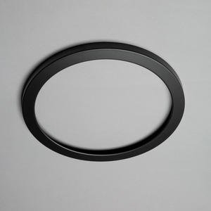 Darly LED 24 Watt Flush Ceiling or Wall Light - Satin Black by Litecraft
