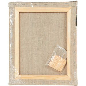 Transparent Primed Linen Canvas - Brown / 10 x 12inch by artstudio