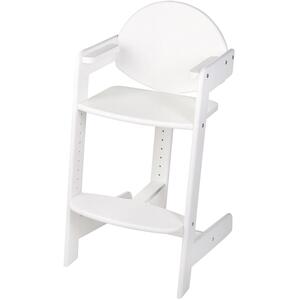 Grow with Me Wooden High Chair - White by Safetots