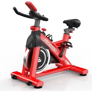 FIT4YOU Exercise Bike Fitness - Red and Black by FIT4YOU