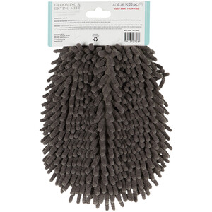 2 in 1 Grooming and Drying Mitten - Grey