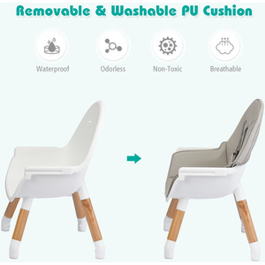 Baby Highchair Infant Feeding Seat - Grey by Costway