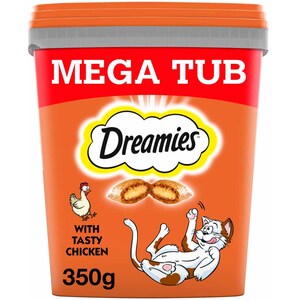 Dreamies Cat Treats Mega Tub - Chicken by Dreamies