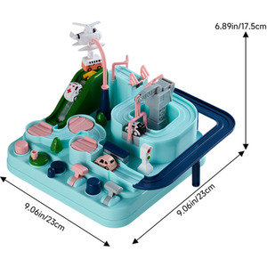 Kidkid Car Adventure Toy Set - Green by Kidkid