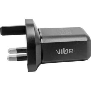 Vibe Super Fast 18W Walls Mains Charger Adapter - black by Vibe