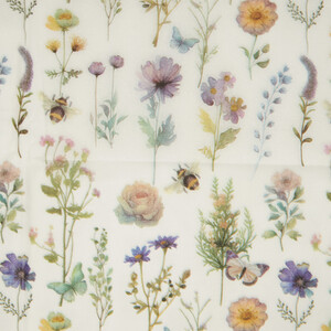 Pack of 12 Enchanted Garden Tissue Paper - Multicolour