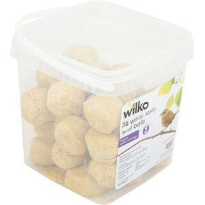 Pack of 36 Wildy Tasty Suet Balls - Brown