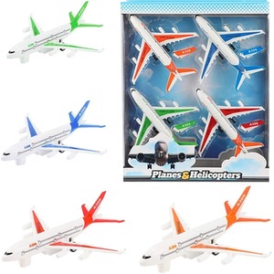 4PCS Model Aeroplane Toys for Kids - Multicolour by UMKYTOYS