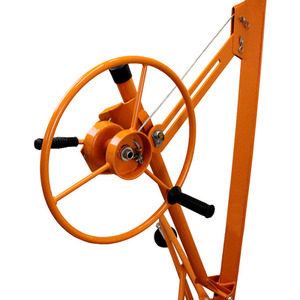 16ft Drywall and Plasterboard Lifter Hoist - Orange by T-Mech