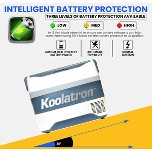 Koolatron SmartKool Bluetooth Enabled Cooler Freezer - Silver / 40l by Koolatron