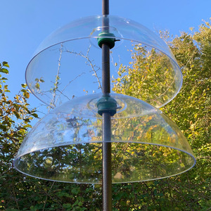 Squirrel Proof Baffle Protection for Wild Bird Feeders - Clear / 2 by Selections