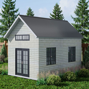 Steel Corrugated Panels Set - Charcoal Black / 6 / S by Garden Sanctuary