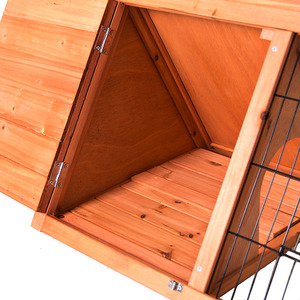 Triangle Wooden Pet Hutch - Wood by Vida Designs