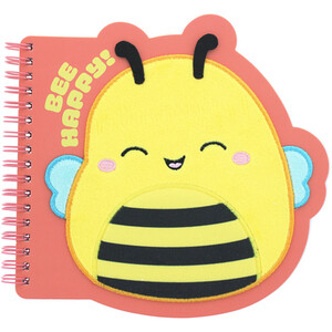 Squishmallows Bee Plush Notebook - Multicolour
