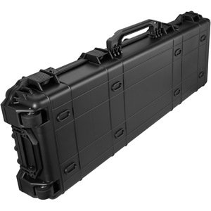 Rifle Case with Hard Shell - Black by tectake
