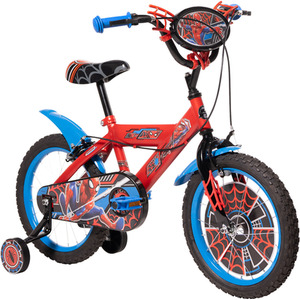 HUFFY Marvel Comics Spider-Man 16-inch Children's Bike - 21964W - Red/Blue by HUFFY