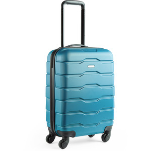 Hard Shell Cabin Suitcase - Teal by VonHaus
