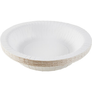Pack of 15 My Kitchen Paper Bowls - White