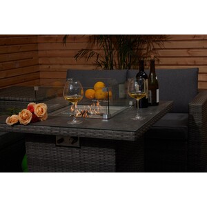 New Hampshire Conversation Firepit Set - Grey by Malay