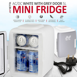 5L Mini Fridge - Grey by NETTA