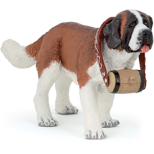 PAPO Dog and Cat Companions Saint Bernard Toy Figure - Brown by PAPO