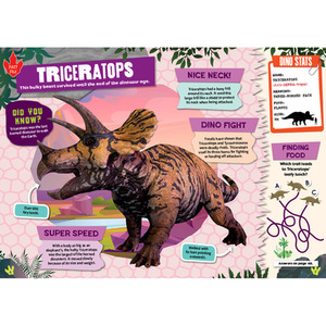 World of Dinosaurs Activity Book SS24 - Multi by World of Dinosaurs