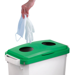Durable DURABIN Waste Bin Lid for 60 Litre Bin - Green / 285cm by Durable