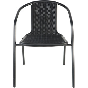 Pisa Bistro Set - Black by Outdoor Essentials