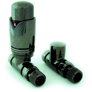 Towelrads Modern Straight TRV & Lockshield Set by Towelrads