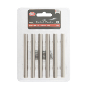 Steel Bar Pull Bars Satin Steel - 64cm by Hiatt