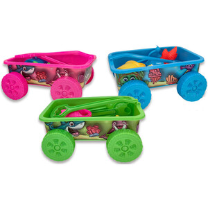 Trail Car Set on Wheels - Multicolour
