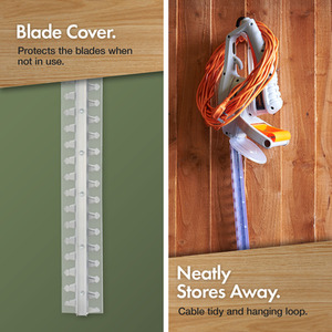 550W Electric Hedge Trimmer - Grey by VonHaus