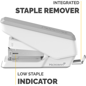 Fellowes Half Strip Stapler 25 Sheet Capacity - White by Fellowes