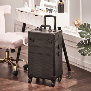 Professional Beauty Case on Wheels by Livingandhome