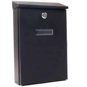 Saturn Letterbox - Black by The House Nameplate Company