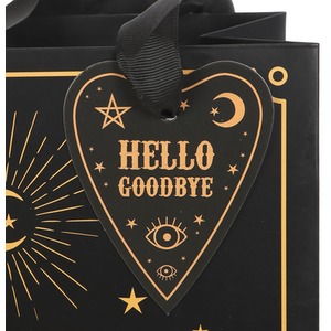 Black Talking Board Gift Bag - Medium - Black by Kingsbury Gifts