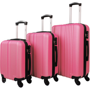 Delta Stripe 3 Piece Luggage Set by Groundlevel