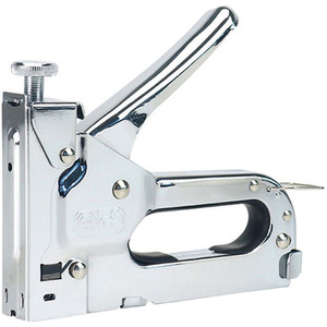 Lumberjack 3 in 1 Heavy Duty Staple Nail Gun Stapling and Nailing Tacker - Silver by Lumberjack