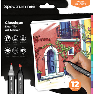 Spectrum Noir Classique 12 Pack - Vivid Brights by Spectrum Noir