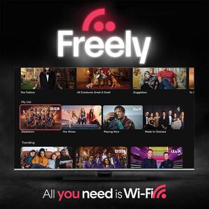 43-inch 4K UHD Freely Tivo Smart Premium Borderless LED TV - Black by Mitchell Brown