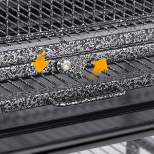 Extra Large Bird Cage with Detachable Stand - Black by Yaheetech