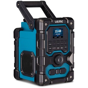 16W Jobsite Rechargeable DAB Radio - Blue by UEME