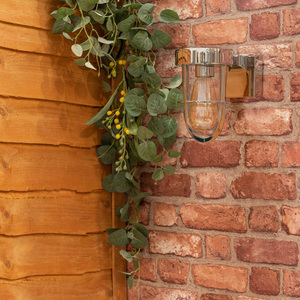 Fanar Industrial Chrome Bathroom Wall Light - Chrome by ValueLights