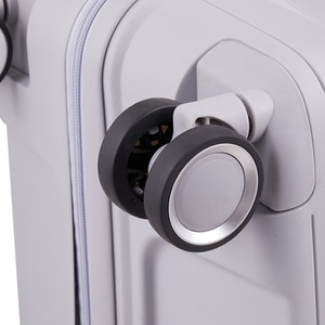 4PCS Lockable Travel Suitcase Set - Light Grey by Livingandhome