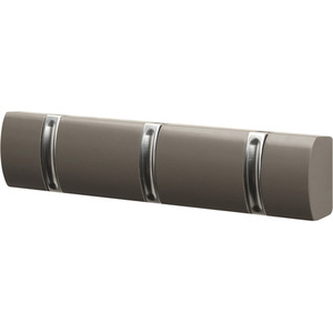 Retractable Wall Mounted Door Hook Coat Rack in Grey - Dark Grey / 26cm by House Of Home