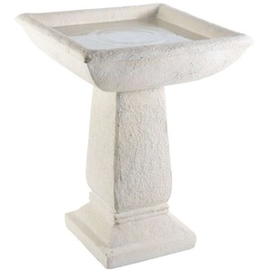 Selbourne Cast Stone Bird Bath - Yellow by Primrose