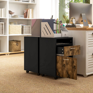 HOMCOM Filing Cabinet With Drawer by HOMCOM